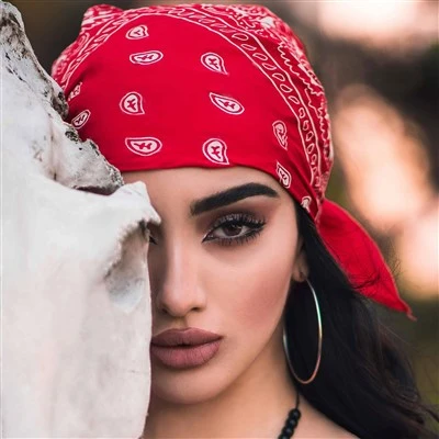 Saten ayollar bandana