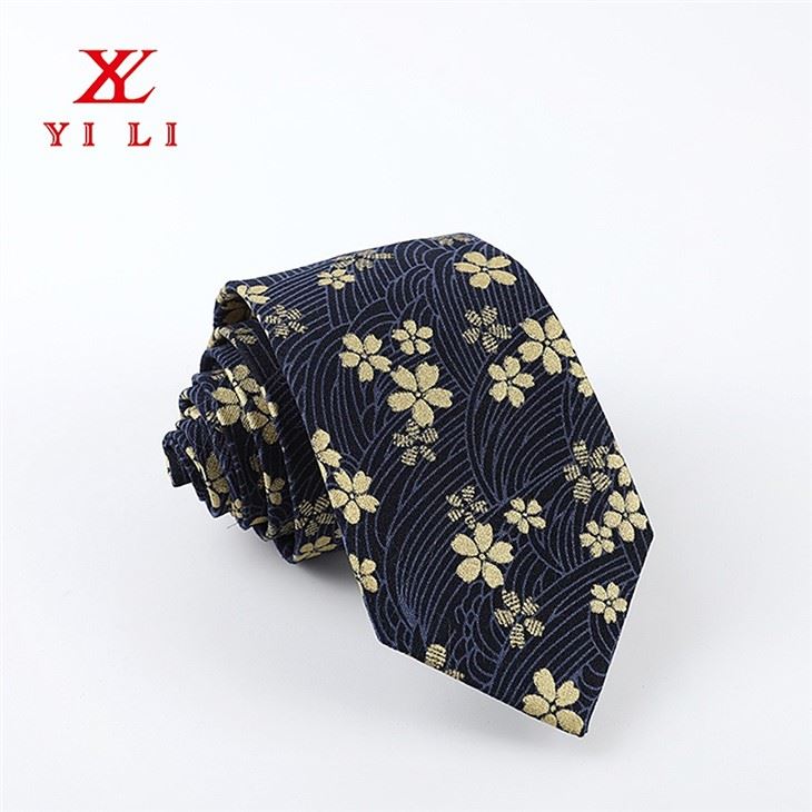 Printted Cotton Sakura Necktie